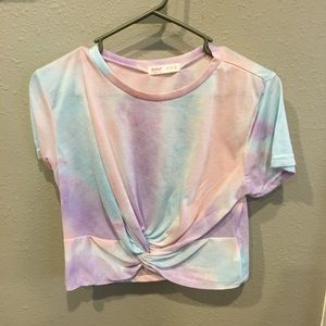 Tie-dye crop top